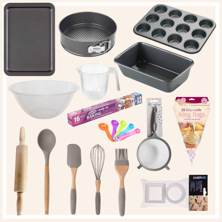 student baking pack contents