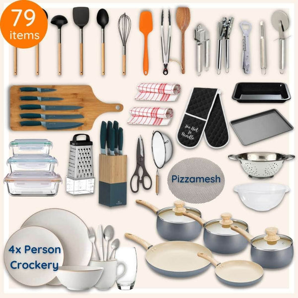 Premium Kitchen Pack 79 items content